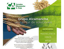 Tablet Screenshot of alcamancha.com